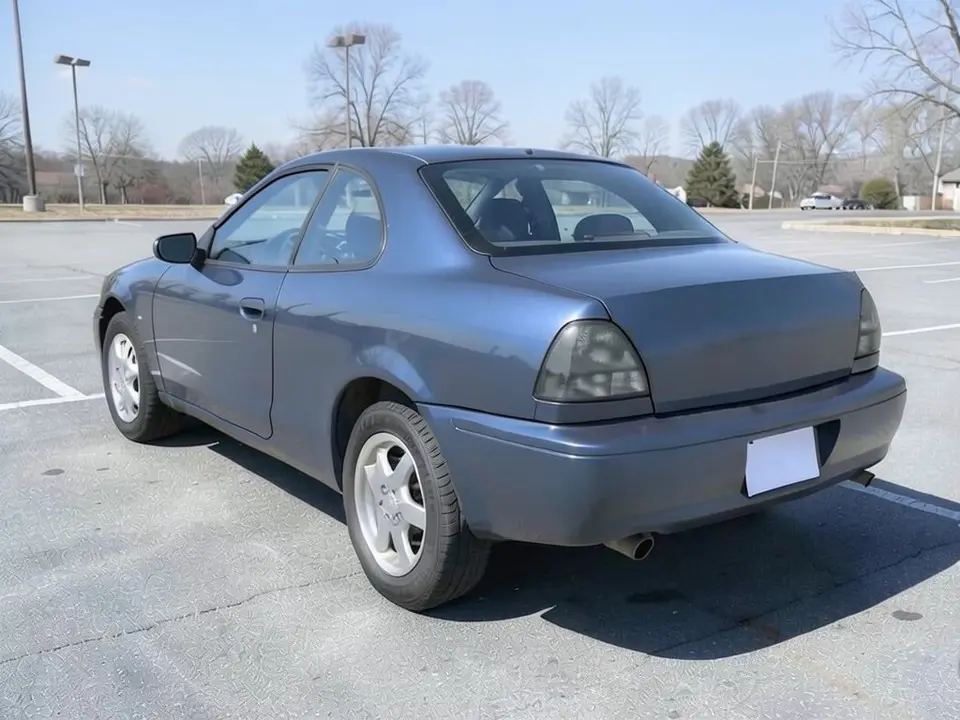 AI-drawn sample: the same coupe with both tail lights changed to a smoky gray